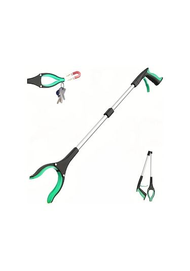 Fochsia 4 Renk Seçenekli Turuncu Uzun Saplı Hafif Çöp Maşası - Geniş Ağız İle Yaşlılar Ve Ev Temizliği İçin Pratik Çöp Toplama Aleti