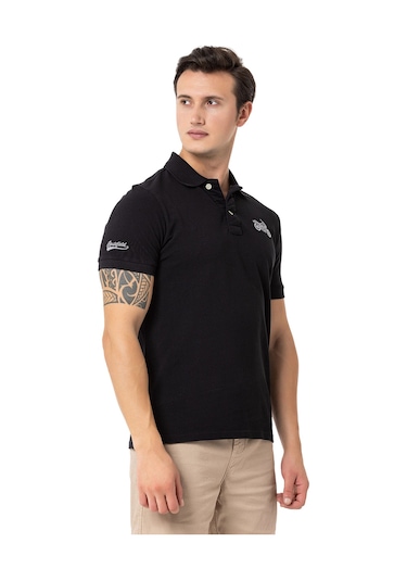 Routefıeld Routefield Erkek Polo Tişört Pads Siyah 10010 SIYAH