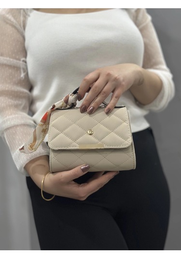 Biçomi Bej Cilt Zoje Çanta Bej