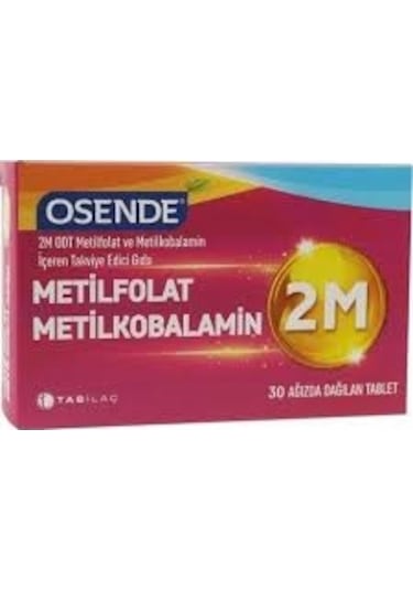 Osende 2M Metilfolat Metilkobalamin 30   Tablet