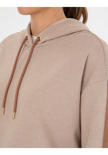 Pierre Cardin Kadın Camel Sweatshirt 50309135-vr015 Camel
