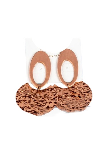 Waves And Pebbles Sonata Küpe No9 Bronz