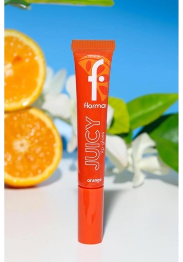 Flormar Juicy Doğal Renk Veren Meyve Aromalı Nemlendirici Dudak Parlatıcısı 002 Orange