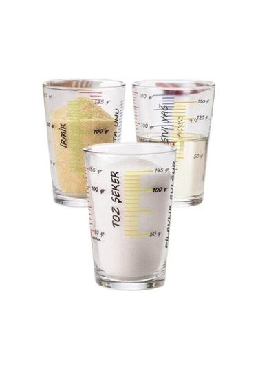 Arda Türkmen Ölçü Bardağı Seti 3 Lü 97420