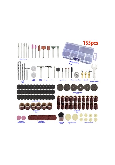 Maiyame El Tipi Elektrikli Taşlama Makinesi: Delme, Gravür, Kesme, Parlatma Fonksiyonlu 110-220v Çift Güç Seçeneği İle 155 Parça Aksesuar Kutu Seti