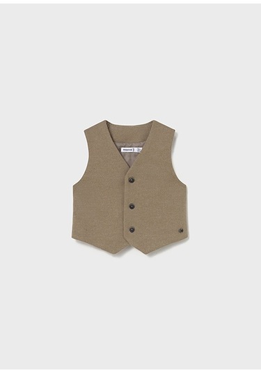 Mayoral Krem Erkek Bebek Yelek 2349 Krem