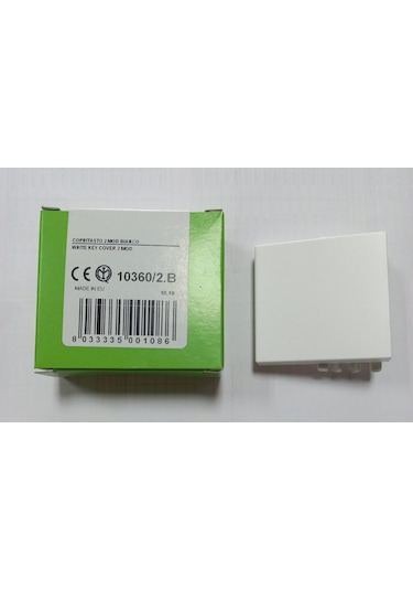 Beyaz 2m Anahtar Kapak