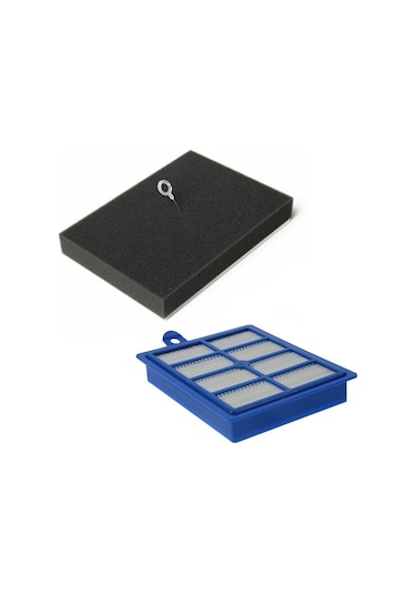 Electrolux Uyumlu Ultraflex Eufc81db Süpürge Hepa Filtre Ve Sünger Filtre