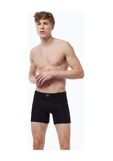 Malabadi Erkek Siyah Premium Collection Modal Uzun Boxer 250 Siyah