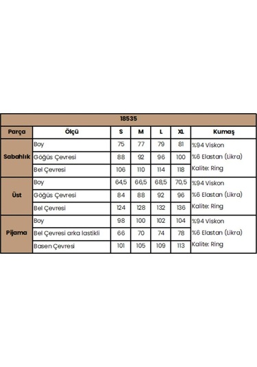 Monamise 18535 Hamile Lohusa Sabahlıklı Pijama Takım-yeşil