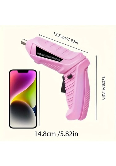 Honeybeeshop Ultra Premium Elektrikli Tornavida Siyah Sarı Led Aydınlatmalı Yüksek Kapasiteli Pil Kompakt Ergonomik Aksesuarlar Dahil