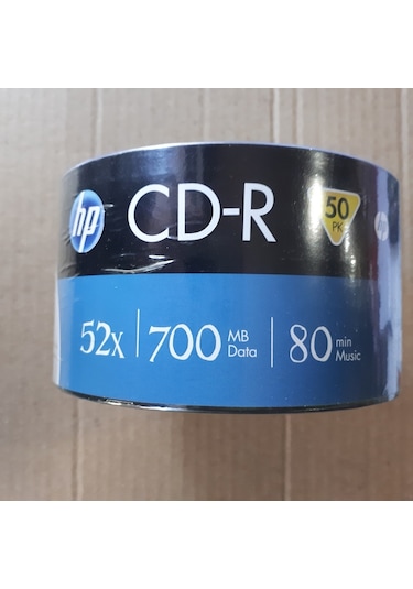 HP CD-R 52X 700 MB / 80 DK Boş CD 50'li