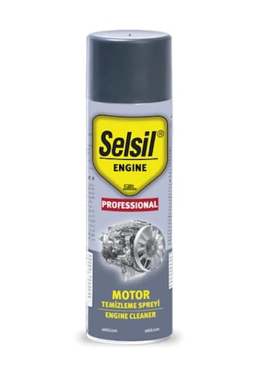 Selsil Susuz Motor Temizleme Spreyi 500 ML Gri