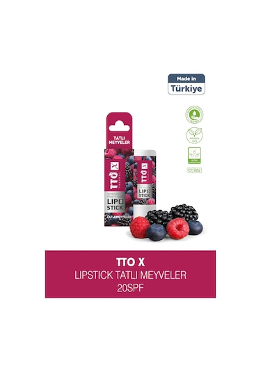 Tto X Tatlı Meyveler Lipstick SPF20
