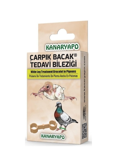 Kanaryapo Güvercinler ve Papağanlar İçin Çarpık Bacak