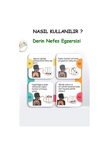 Prolife Ortopedi Nefes Egzersiz Aleti