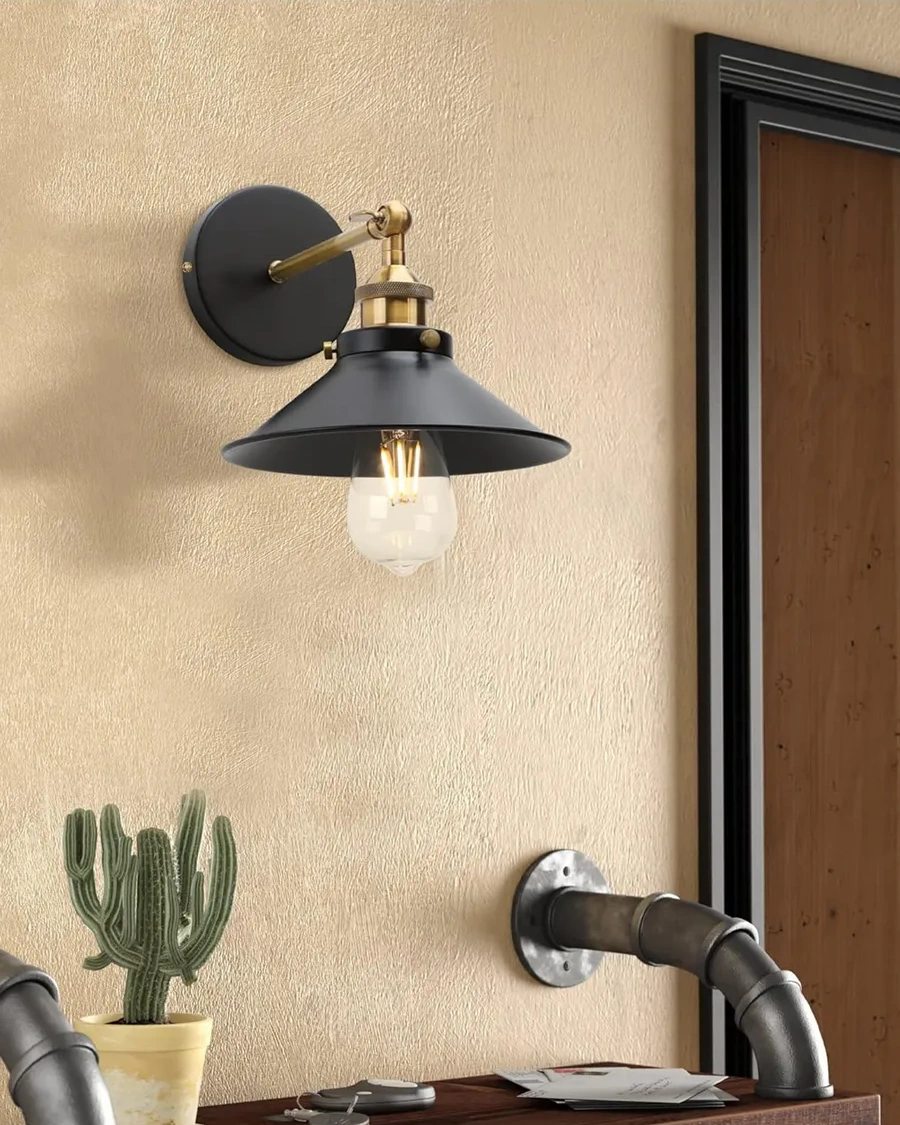 Sld Retro Duvar Tipi Led Lamba, Bra 263126832 Siyah