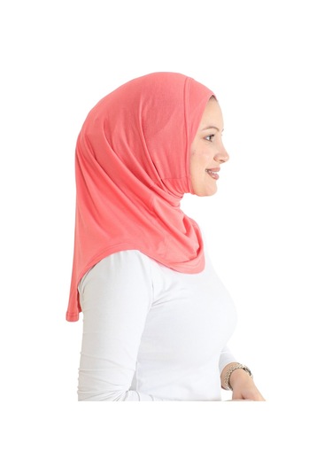 Spor Başörtüsü Kadın Hazır Giyim Türban Viskon Eşarp Şal - Pembe Pembe