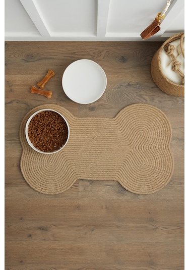 Ocean Home Textile Jüt Halat Çok Amaçlı Dekoratif İç Dış Kapı Önü Kemik Paspas73 x 43 CM