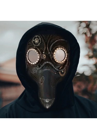 Jl Veba Doktor Kuş Maskesi Uzun Burun Gaga Cosplay Steampunk
