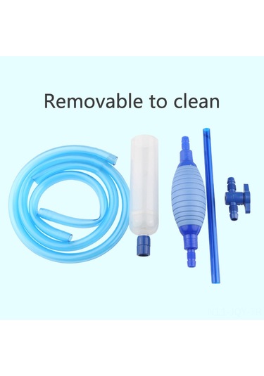 Youmex 2.5 Metre Akvaryum Temizlik Aleti: Su Değiştirici, Kumu Temizleyici Ve Balık Gübresi Emici Pvc Boru