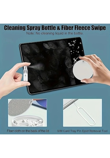 Elmpaly Beyaz 20si 1 Arada Çok Amaçlı Temizleme Seti Elektronik Cihazlar Klavye Fırçası Kulaklık Temizleme Kiti