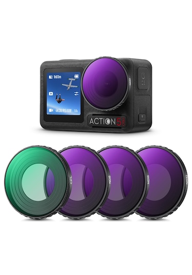 K&f Concept Cpl + Nd8 + Nd16 + Nd32 Filtre Seti Djı Osmo Action