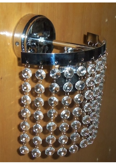 Yarım Ay Taşlı Aplik