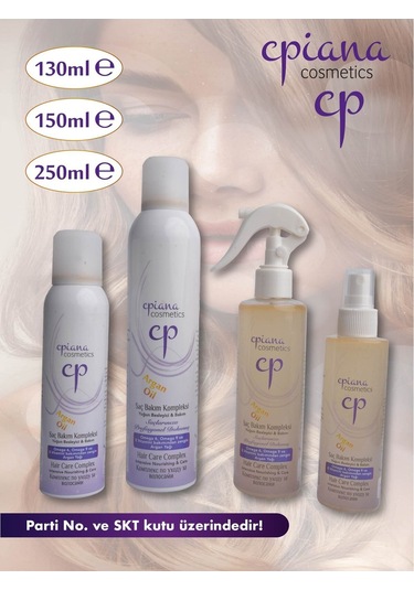 Cpiana Saç Bakım Kompleksi - Dökülme Karşıtı & Yoğun Bakım Argan Yağlı 130ml