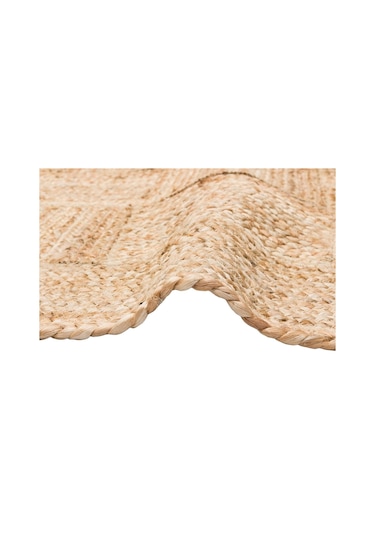 Eko Halı Echo Jüt Ech 06 Natural Xw Dekoratif Jüt Kilim Naturel Bej