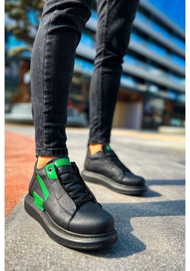 Ch131 Gst Frogner Erkek Bot Sıyah / Yesıl 001