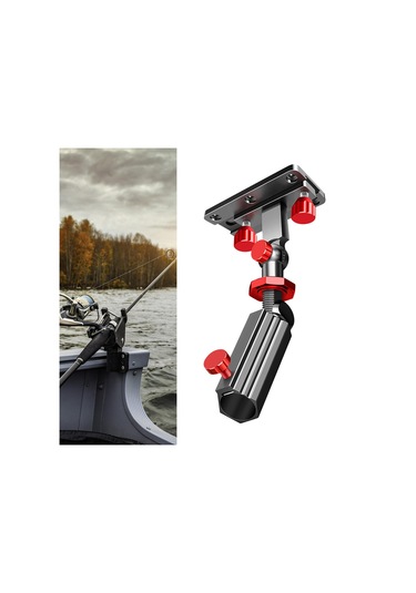 1/3 Ayarlanabilir Balıkçılık Sandalyesi 360 Dönebilen Olta Tutucu Balıkçılık Kutusu İçin 1 Adet