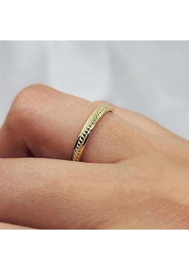 14 Ayar Altın Alyans-sarı