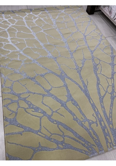 Saray Halı Vizyon 11145 Rs 150X230 Krem Gri Simli Ağaç Model 4 M2