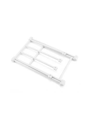 Kangvka Plastik Katlanabilir Havlu Ve Biberon Depolama Rafı - Gri, Sağlıklı, Dayanıklı, Oda Düzenini Sağlar Gri