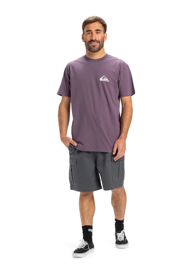 Quiksilver Ev Mını Logo Ss K Camel Erkek Kısa Kol Gömlek Kahverengi