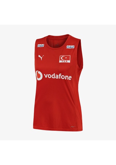 Puma Türkiye Voleybol Kadın Kırmızı Milli Takım Forması - 706395 Kırmızı