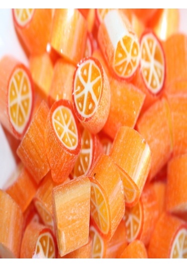 Portakal Desenli Lolly Akide Şeker 1000 Gr