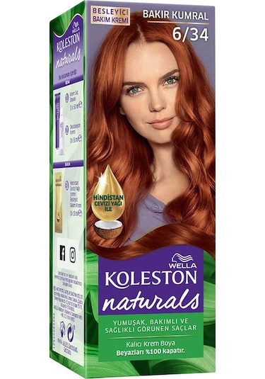 Koleston Naturals Boya 6/34 Bakır Kumral