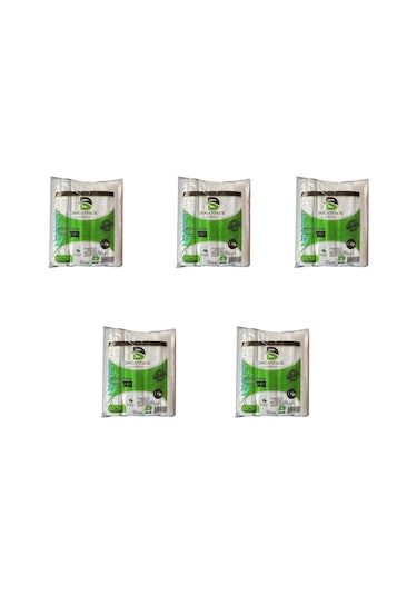 Doğanpack Şeffaf Naylon Bakkaliye Poşeti Torbası 5 x 1 KG 20 x 30 CM