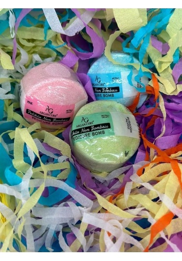 Argan Cure Köpüren Manikür Pedikür Nem Bombası 3'lü