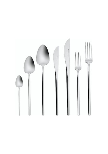 Karaca  Elegance Vibe Platin 12 Kişilik 84 Parça Çatal Kaşık Bıçak Takımı