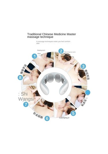 Romeo Mora Akıllı Servikal Omurga Mikro Akım Nabız Isıtma Boyun Koruyucusu 6w6bzx Beyaz