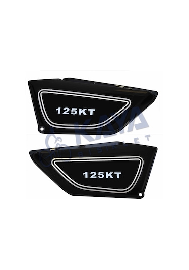 MONDİAL KT 125 YAN KAPAK [TAKIM] [SİYAH]