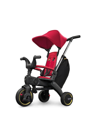 Doona Liki Trike Tek Parça Katlanır 3 Tekerlekli Bebek Bisikleti S3 Kırmızı