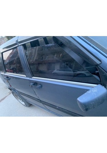 Fiat Uno Uyumlu Cam Çıtası 4 Parça Paslanmaz Krom