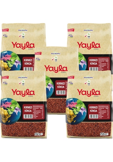 Yayla Gurme Kırmızı Kinoa 250 Gr X5
