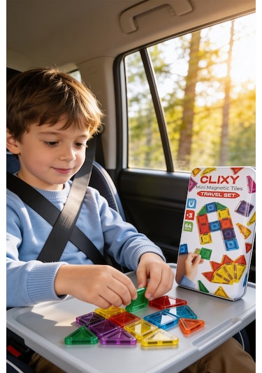 Mini Manyetik Bloklar 64 Parça Travel Set
