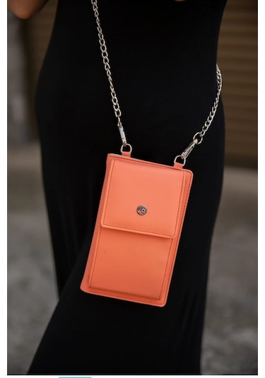 Bizoon Ol-2021-I Telefon Bölmeli Zincir Askılı Çapraz Çanta