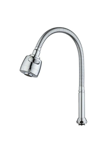 Esnek Mutfak Evye Bataryası Başlığı Krom Kobar Tasarruflu  Başlık